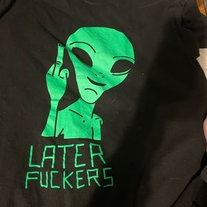 glow in the dark alien t shirt